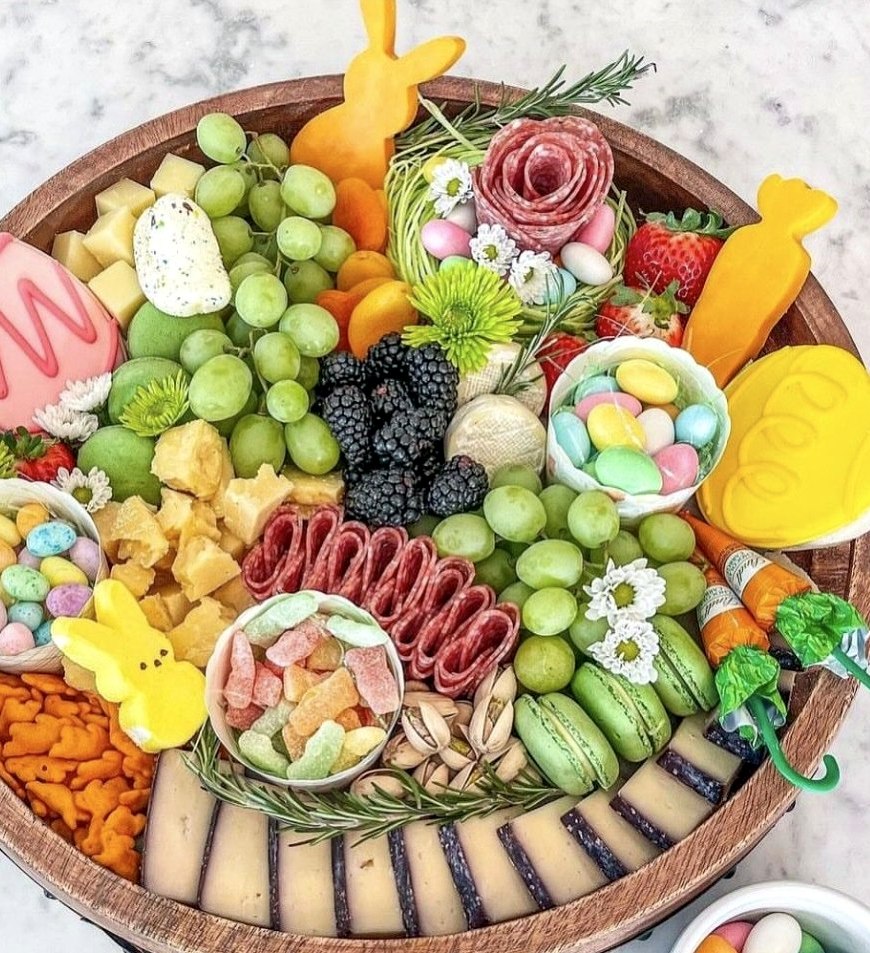 La Traviata colorful charcuterie table